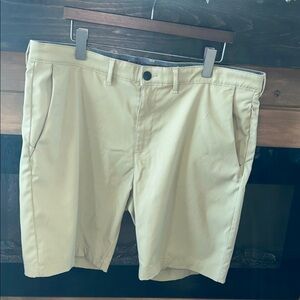 Jachs Men's khaki tan Flat Front Shorts